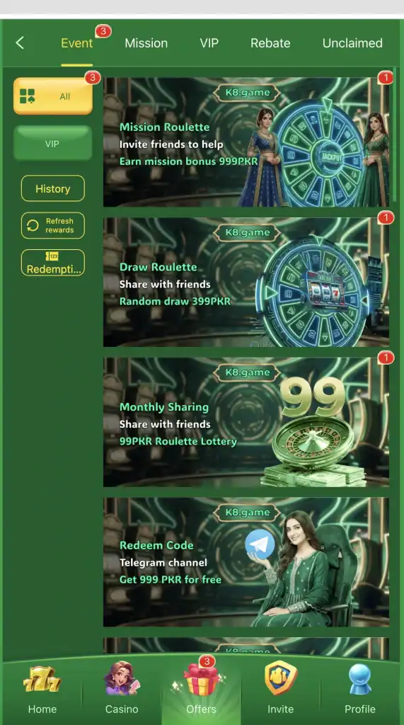 345Win screenshot 2 – real money earning app Pakistan